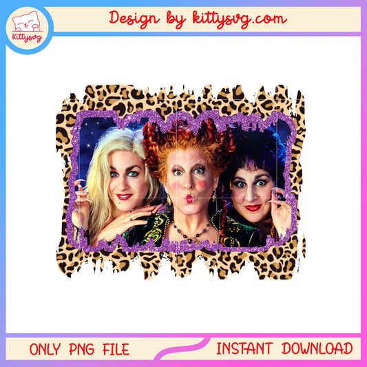 Halloween sanderson sisters witches png, hocus pocus characters png