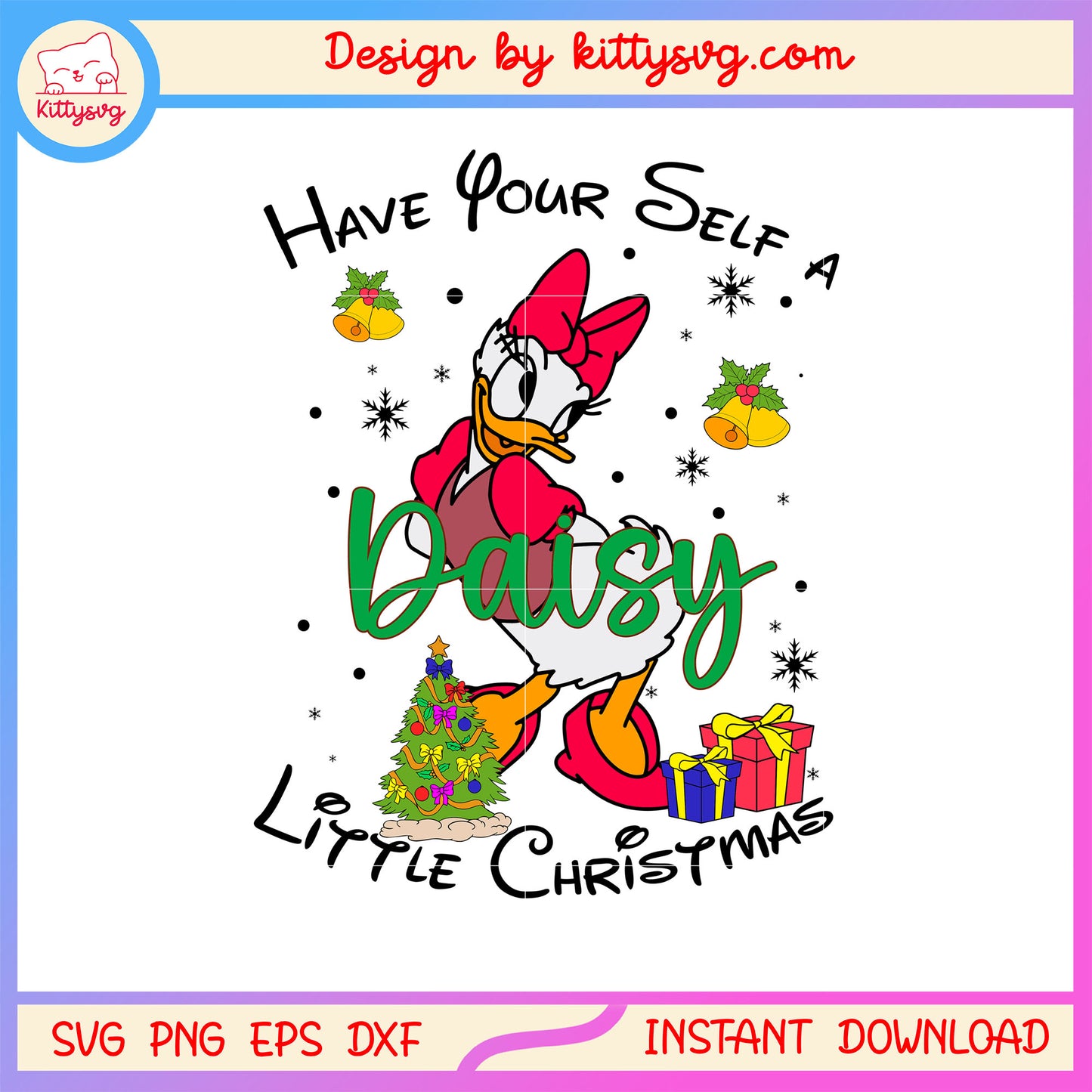 Have your self a little christmas daisy disney svg, x mas svg