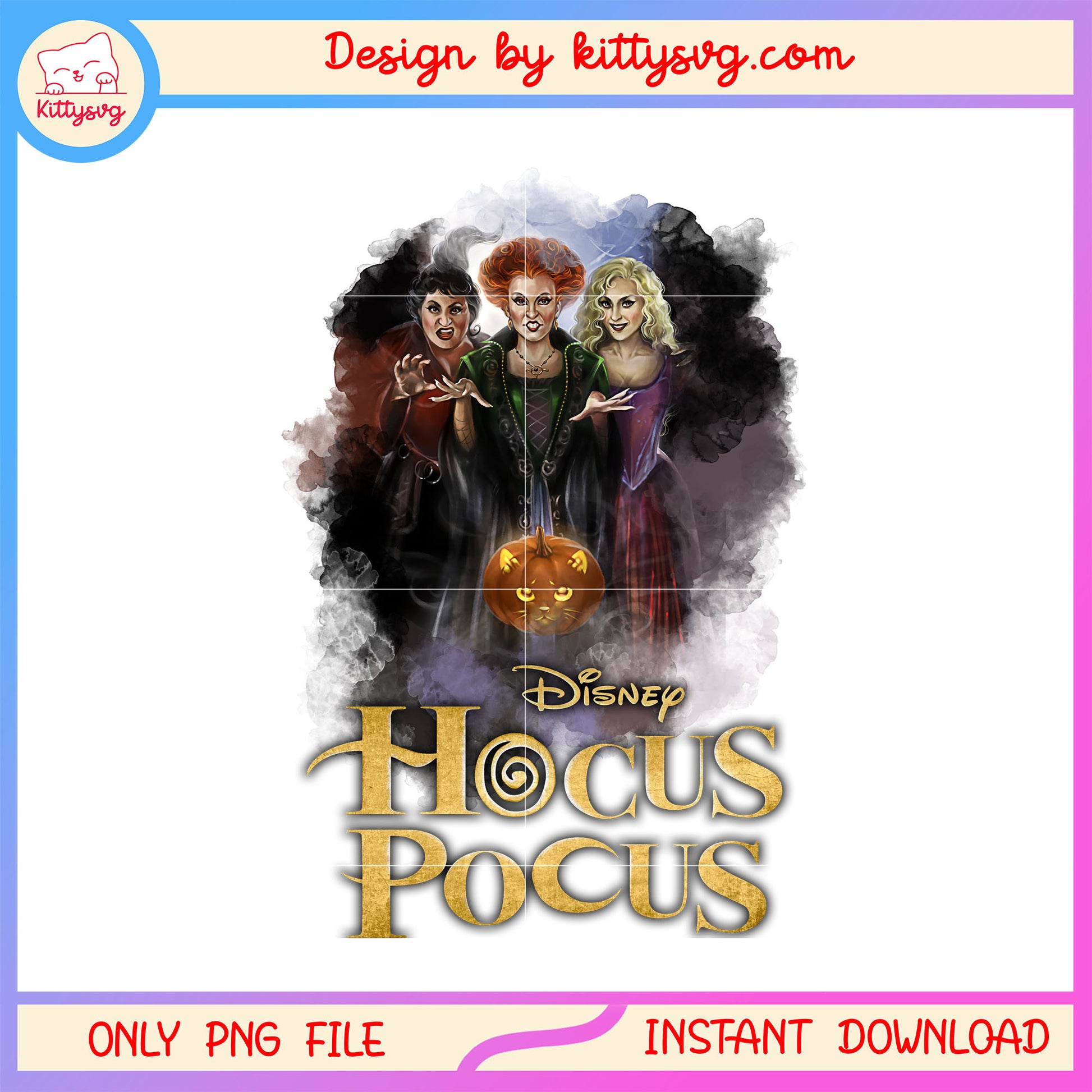 Hocus pocus disney halloween design png, hocus pocus cast png