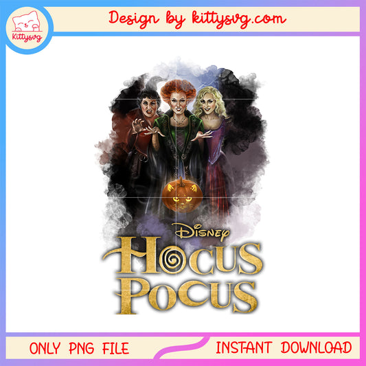 Hocus pocus disney halloween design png, hocus pocus cast png