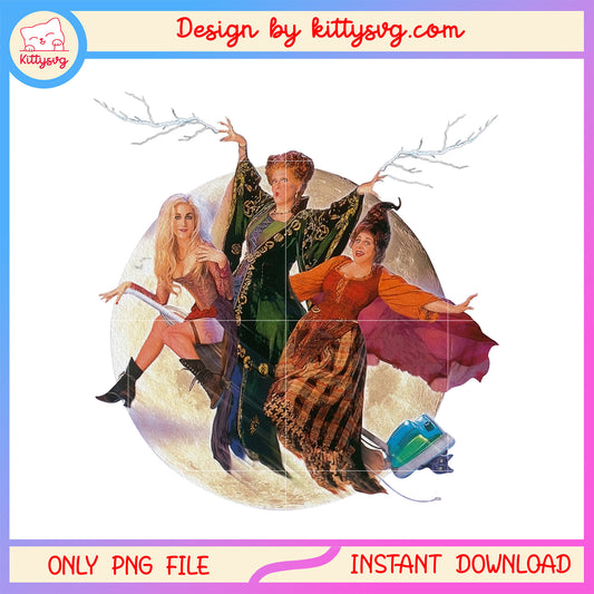 Hocus pocus sanderson sisters characters design png, halloween holiday png