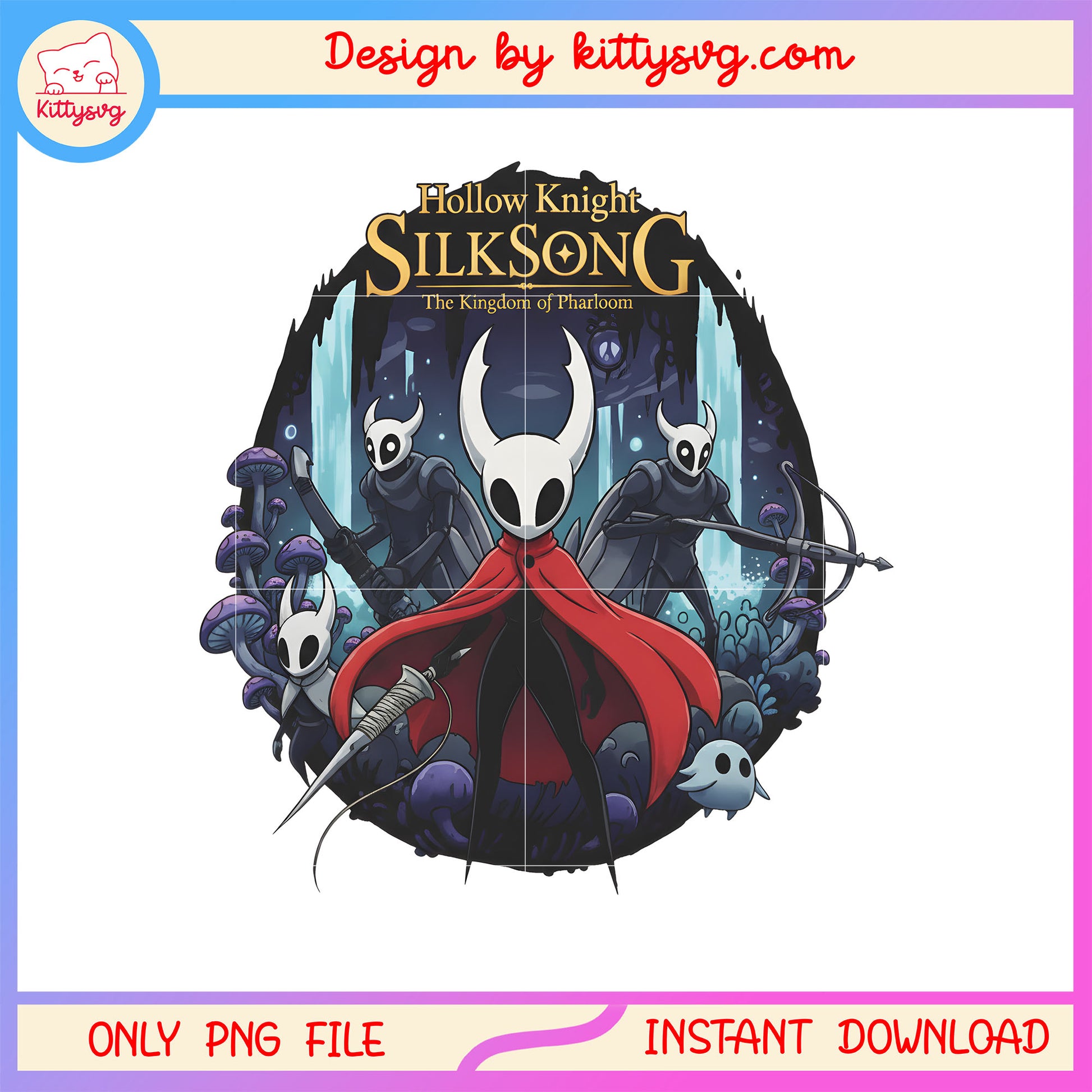 Hollow knight silk song design png, the kingdom of pharloom png