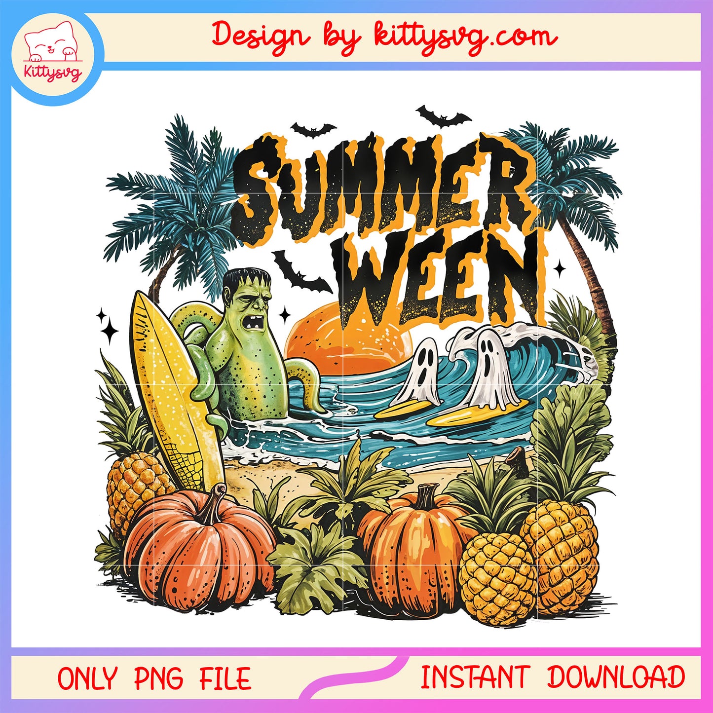 Horror character summerween png,  summer holiday png, horror movies png