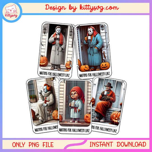 Horror character waiting for halloween like png, horror movies png, halloween png