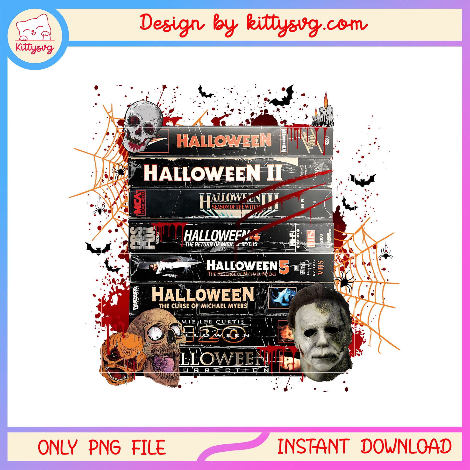 Horror halloween book design png, halloween books png, halloween png