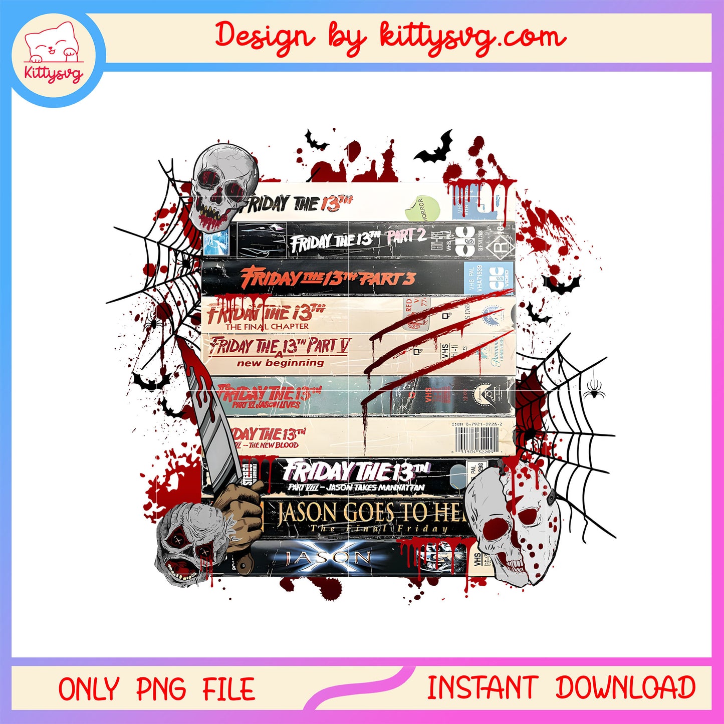 Horror halloween stack of books design png, halloween story png