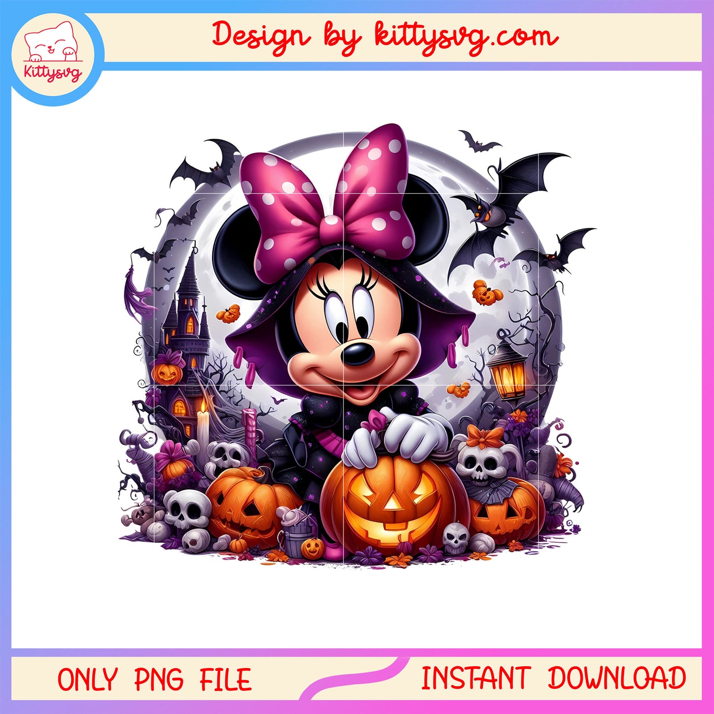 Horror halloween town minnie mouse png, minnie mouse png