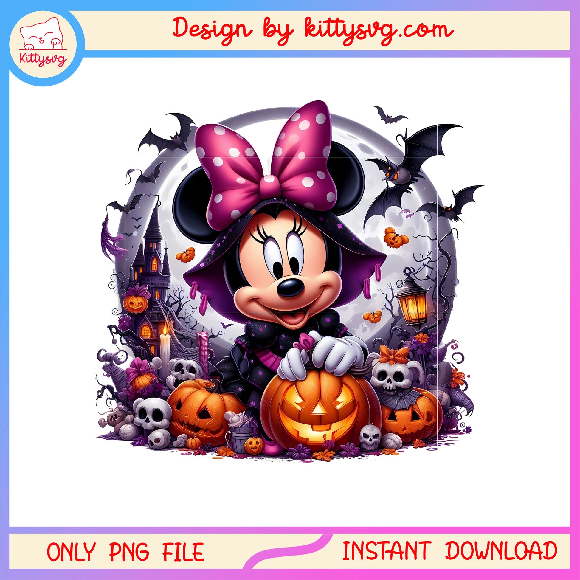 Horror halloween town minnie mouse png, minnie mouse png