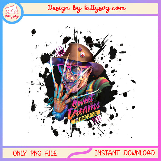 Horror movie freddy krueger design png, halloween kills png