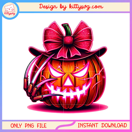 Horror pumpkin freddy kueger costume png, freddy krueger png