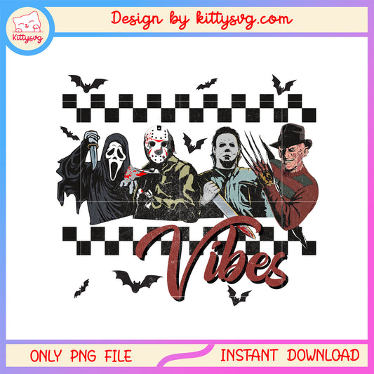 Horror vibes halloween movie character png, halloween horror png