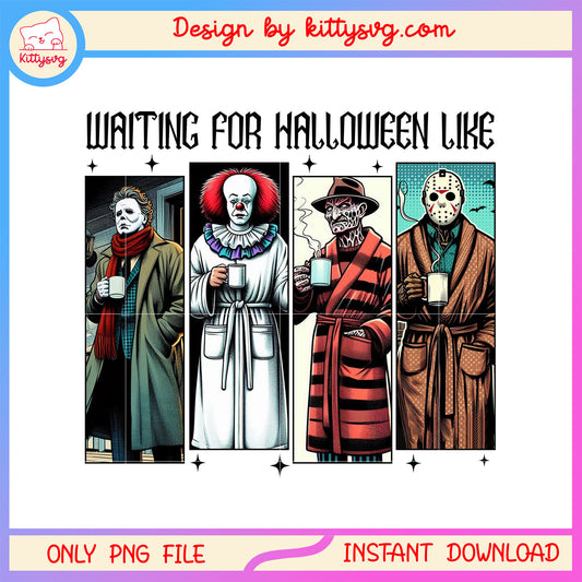 Horror waiting for halloween like png, halloween films png