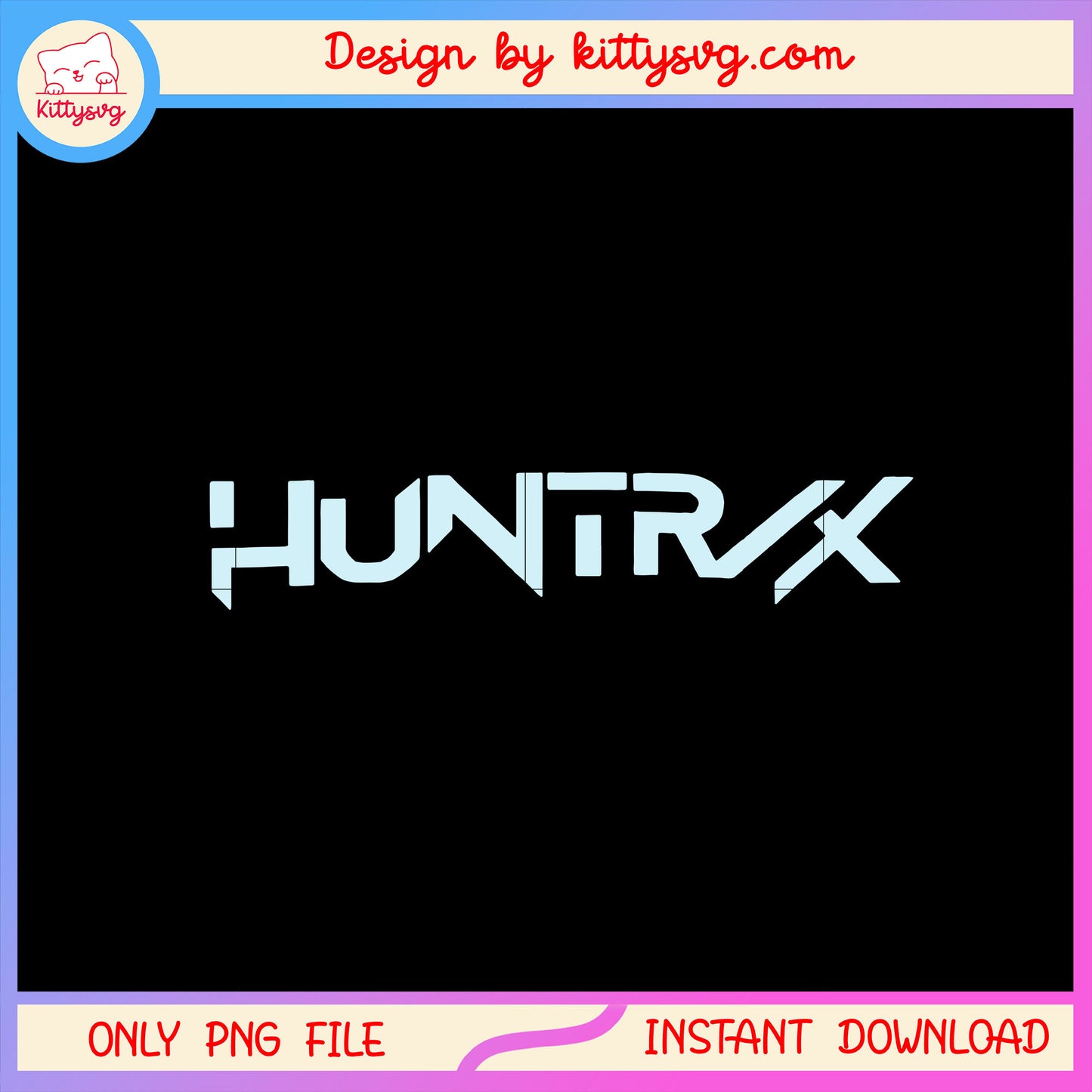 Huntrix team logo design png, kpop demon hunters png, trending png