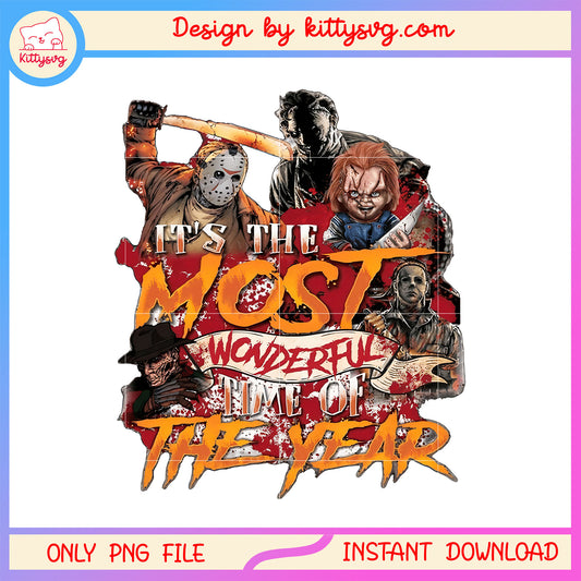 I't the most wonderful time of the year png, Halloween vibes png