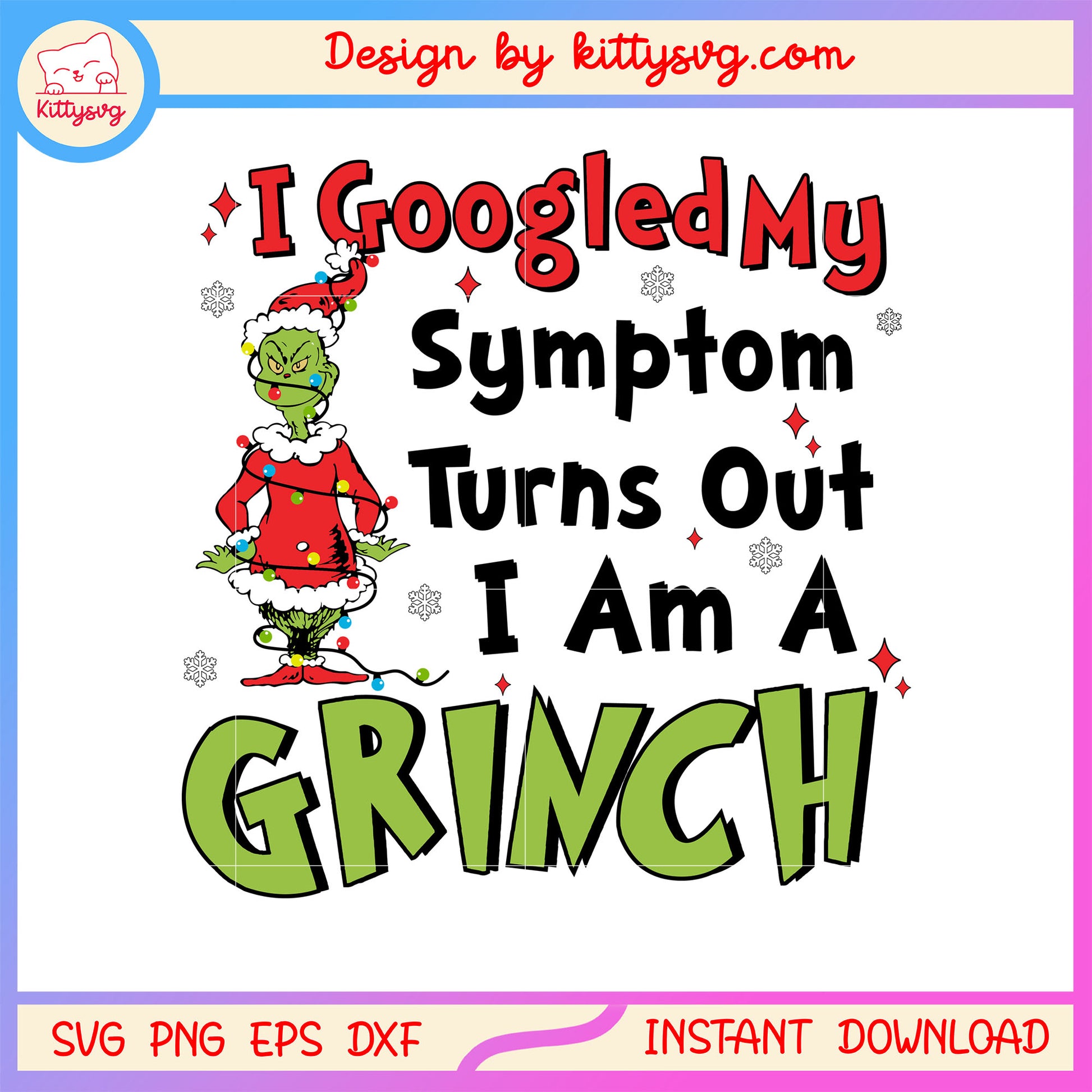 I googled my turns out grinch christmas svg, grinch movie svg