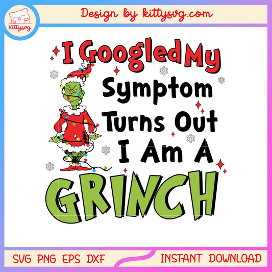 I googled my turns out grinch christmas svg, grinch movie svg