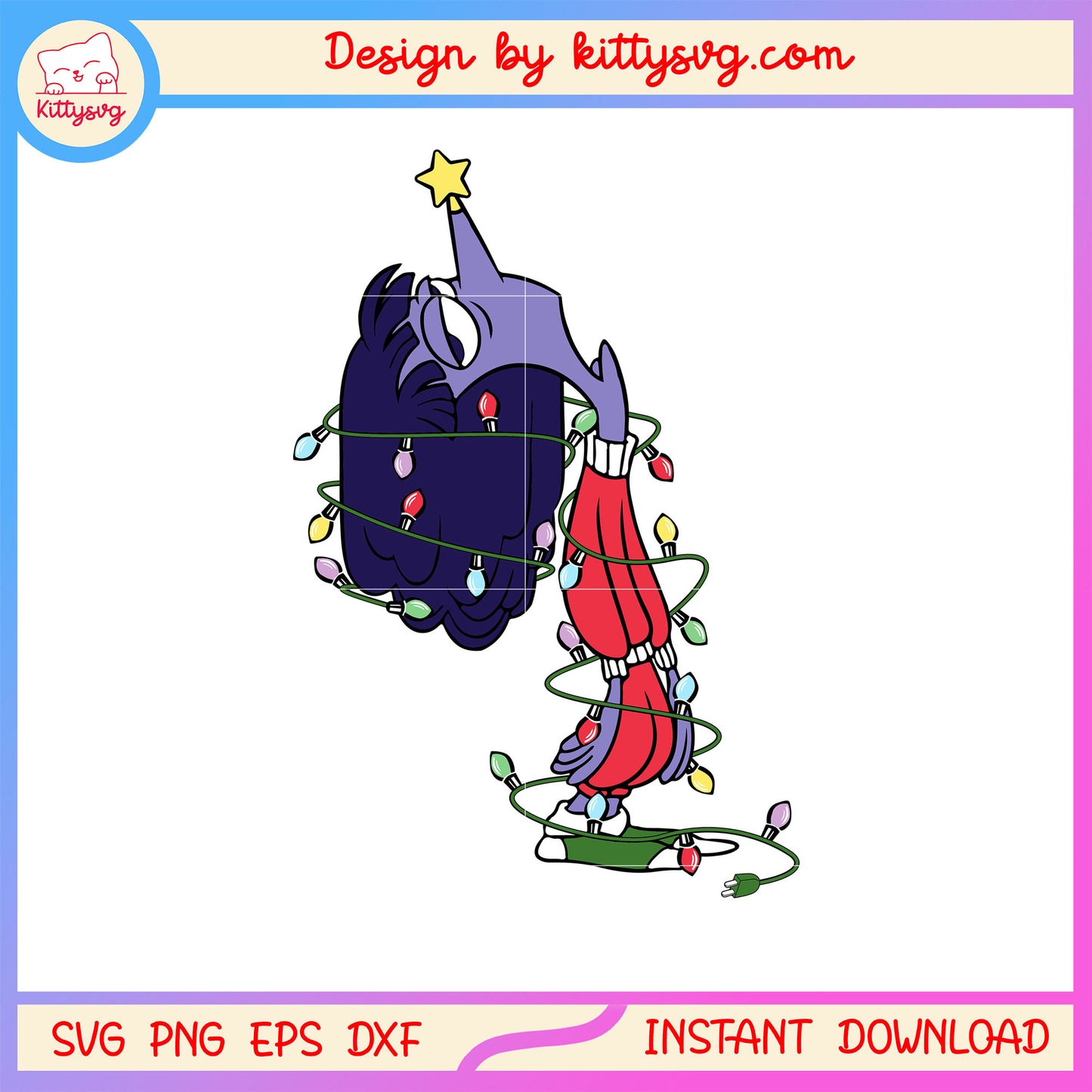 Inside out ennui christmas light svg, ennui inside out svg