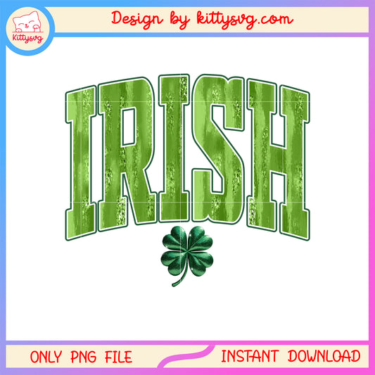 Irish green clover patrick png, st patrick's day clover png