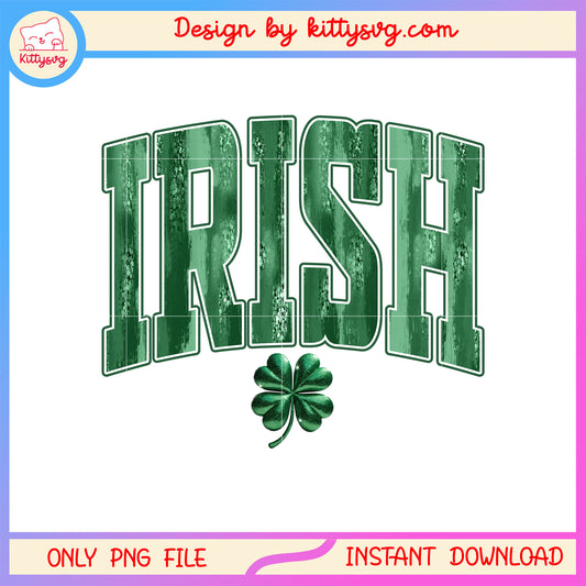 Irish retro green patrick png, st patrick's day irish png