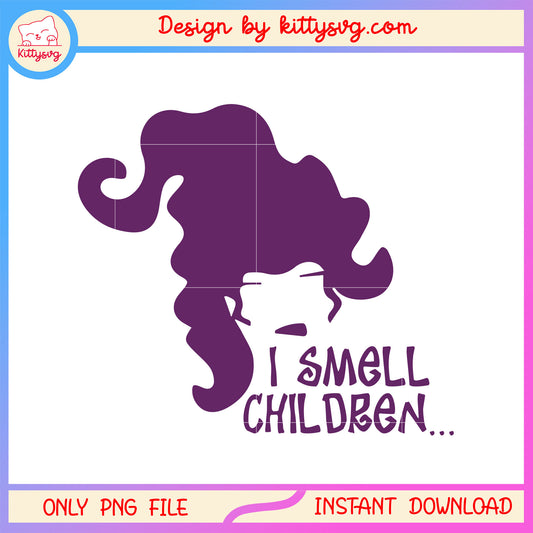 I smell children mary sanderson hocus pocus png, halloween hocus pocus png