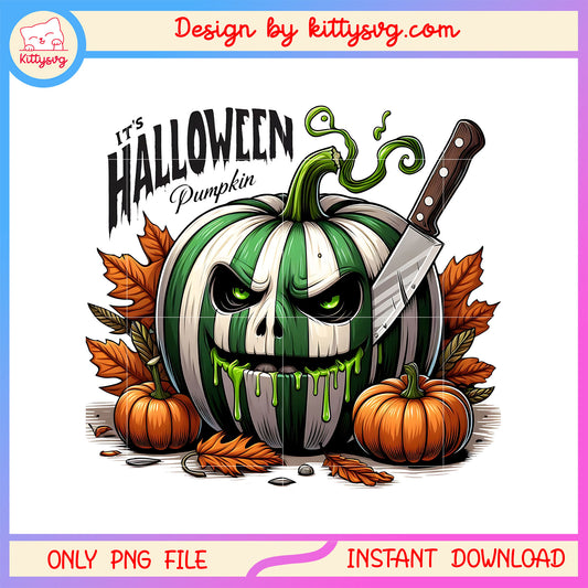 It's halloween pumpkin beetlejuice face design png, scary halloween png