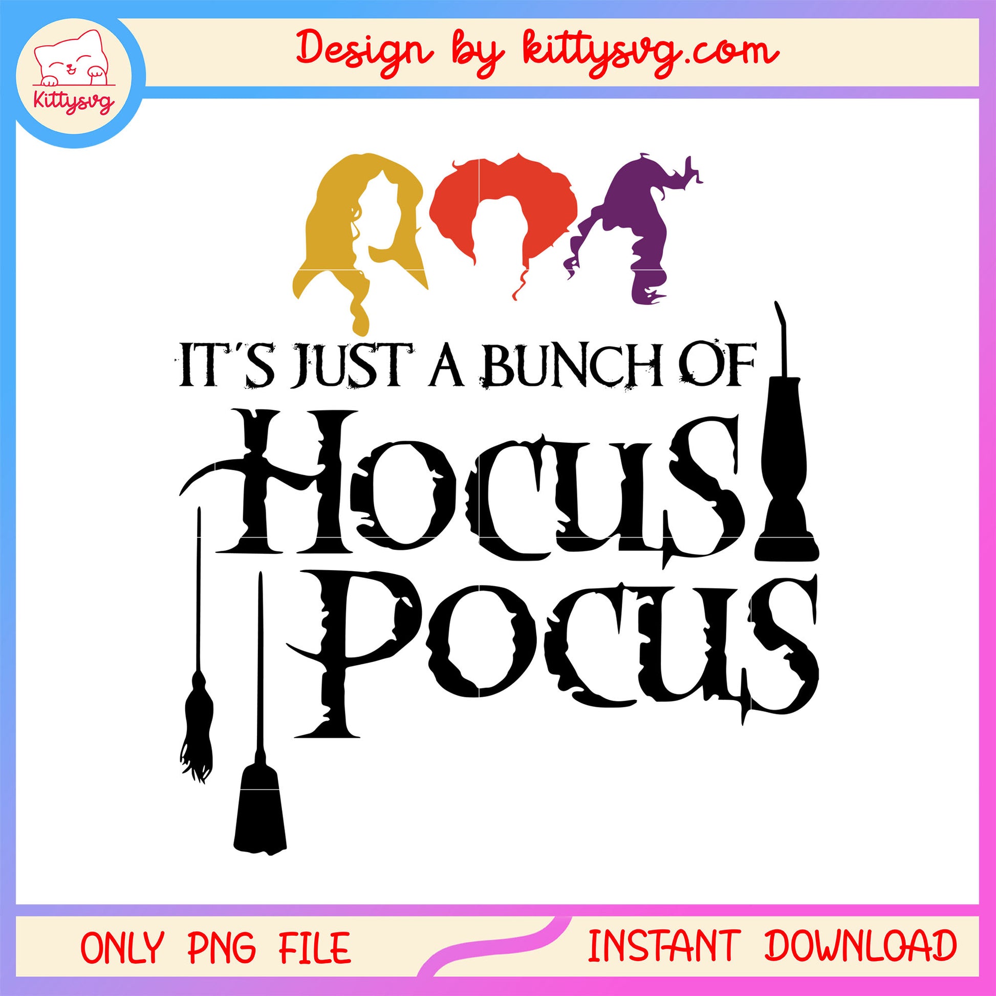 It's just a bunch of hocus pocus png, happy halloween png, hocus pocus png