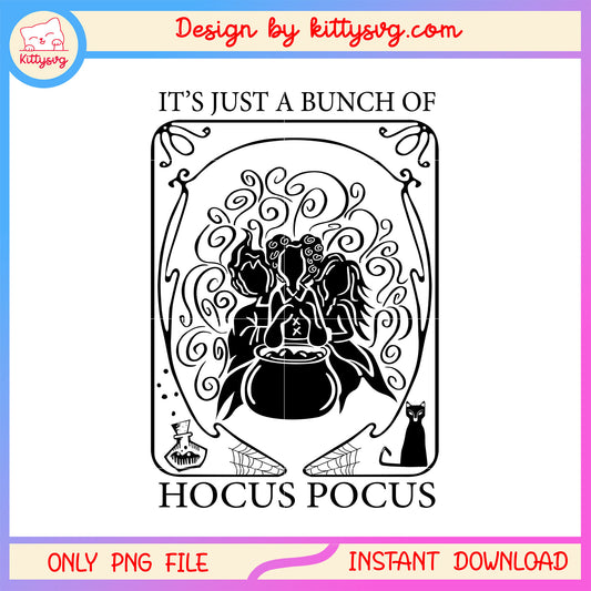 It's just a bunch of hocus pocus tarot card png, halloween holiday png