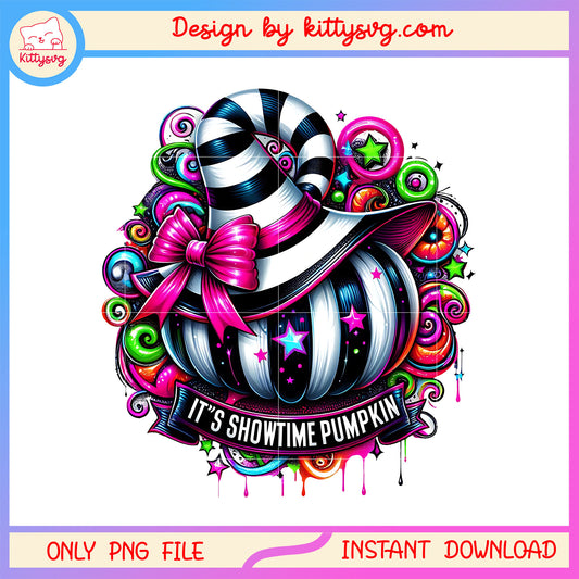 It showtime pumpkin pants design png, pumpkin halloween png