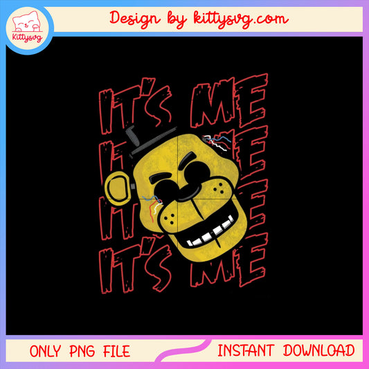Its me Freddy face png, freddy bear png, halloween day png