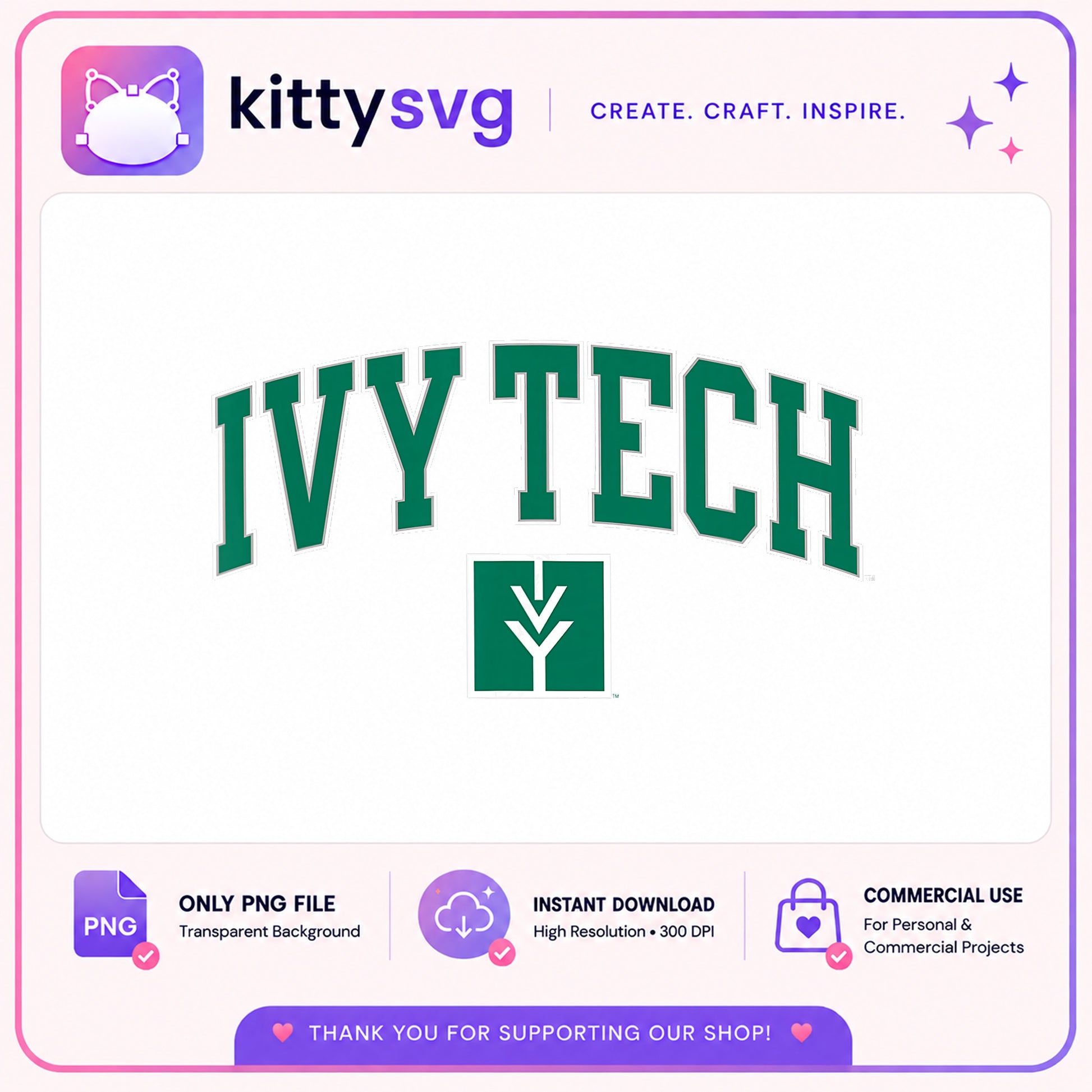 Ivy Tech Community College PNG, College Logo PNG, University PNG