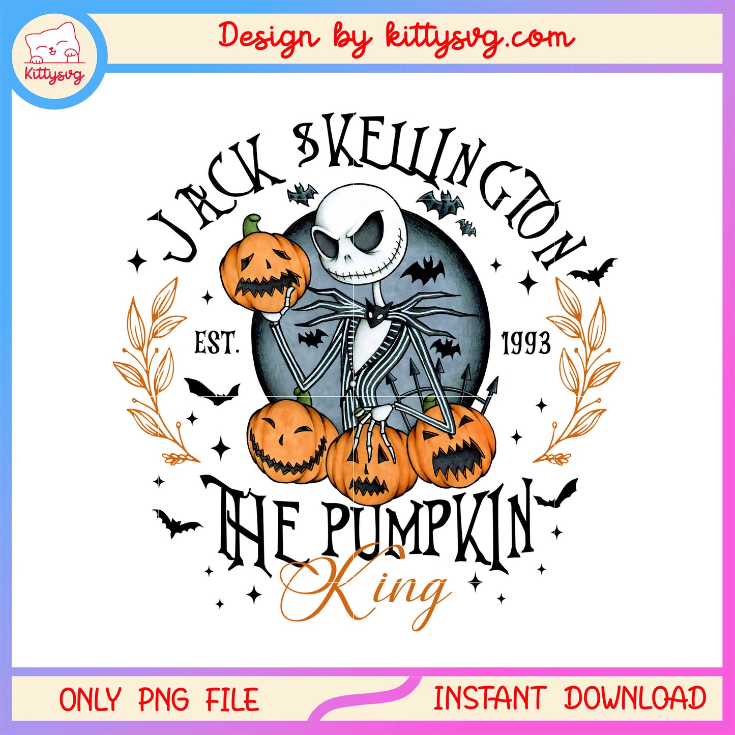 Jack skellington 1993 the pumpkin king png, the pumpkin king png
