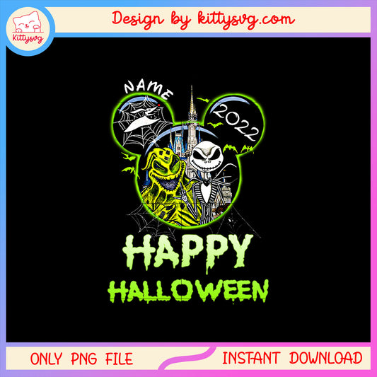 Jack skellington and boogie happy halloween png, happy halloween png