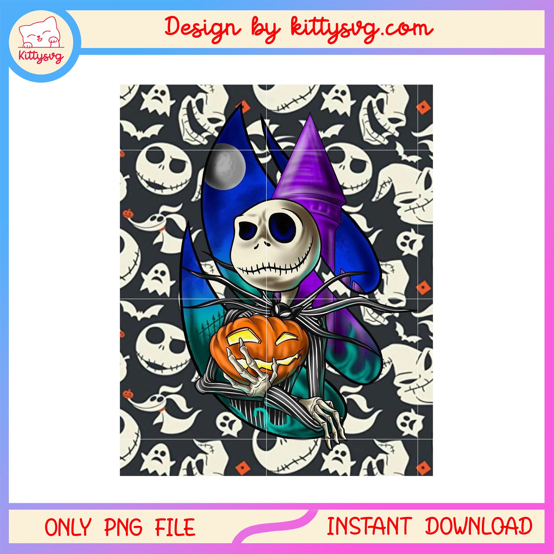 Jack skellington and zero dog pumpkin png, halloween pumpkin png