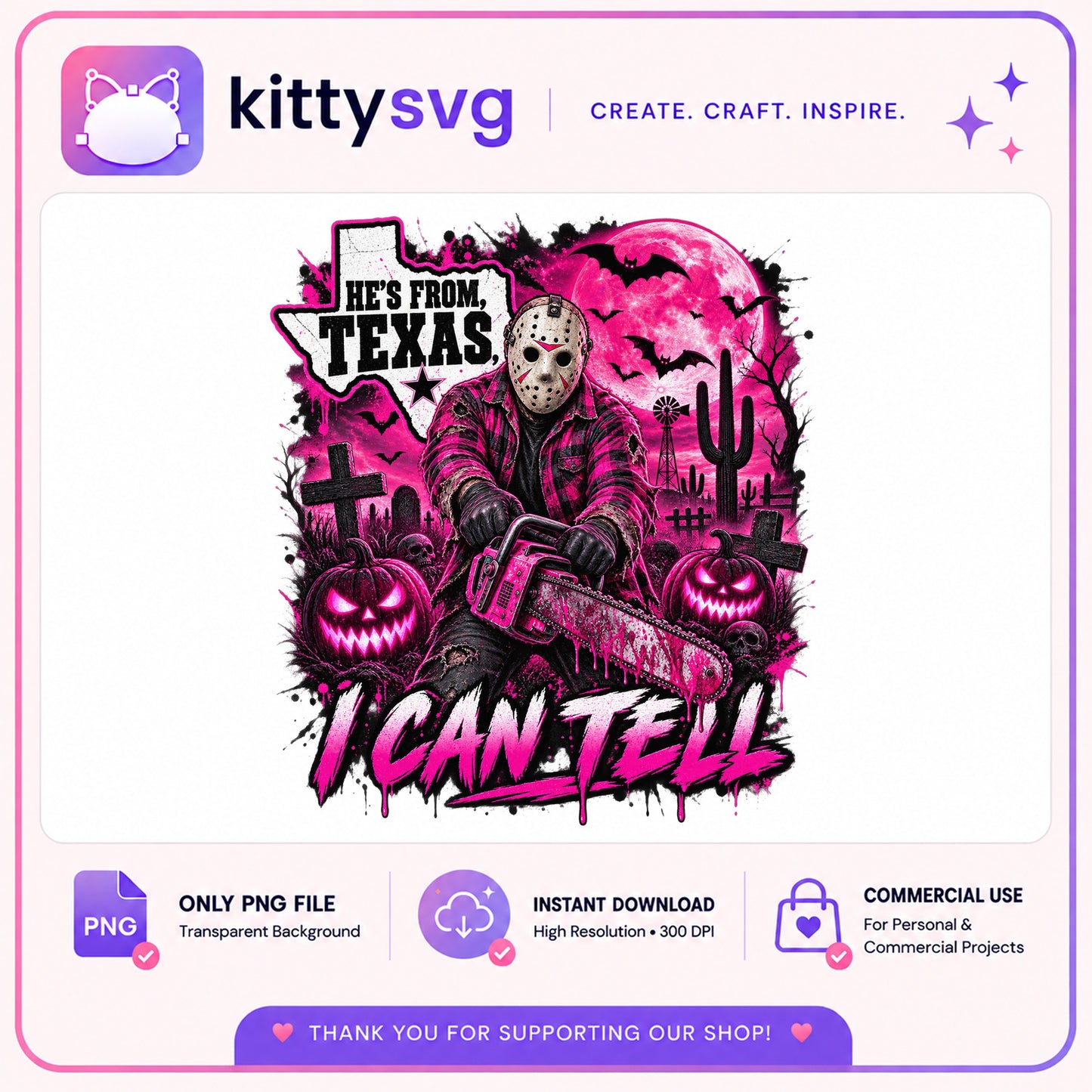 Jason Voorhees Texas Halloween PNG, Horror Killer PNG, Spooky PNG