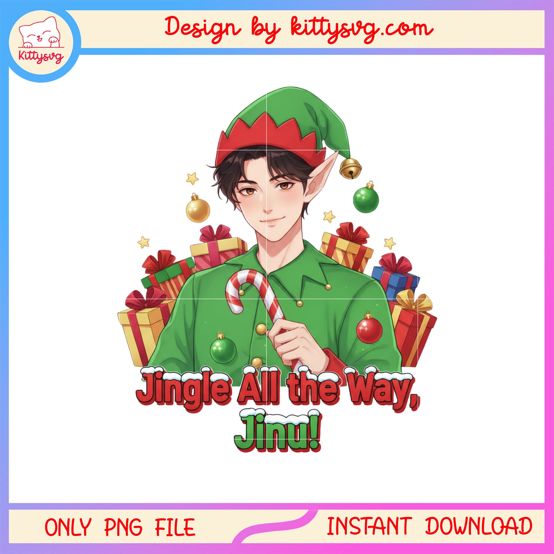 Jingle all the way jinu saja boys kpop art png, jinu saja png