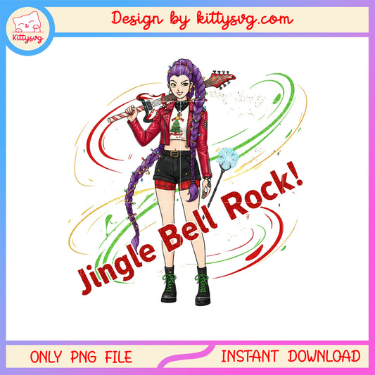Jingle bell rock rumi huntrix kpop png, girl group kpop png