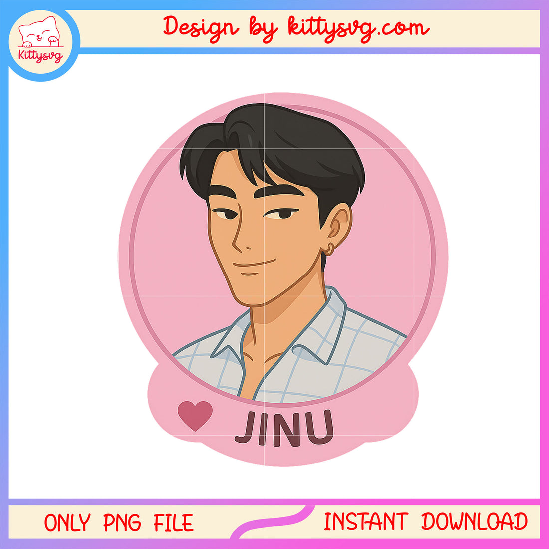 Jinu kpop demon hunter character png, kpop demon hunters png – Kittysvg