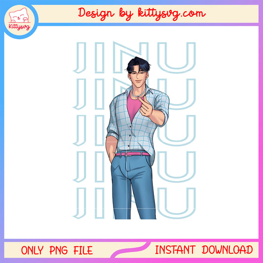 Jinu kpop demon hunters cast png, the saja boys jinu png