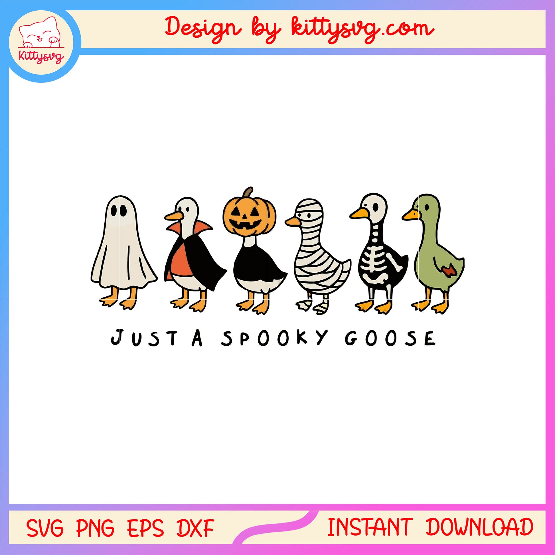 Just a spooky goose halloween costume svg, halloween costume ideas svg