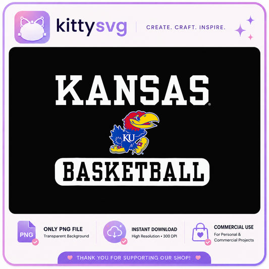 Kansas Jayhawks Basketball PNG, KU Basketball PNG, College Sports PNG