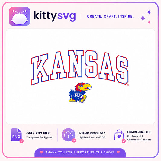 Kansas Jayhawks PNG, KU Jayhawks Logo PNG, Kansas Shirt PNG