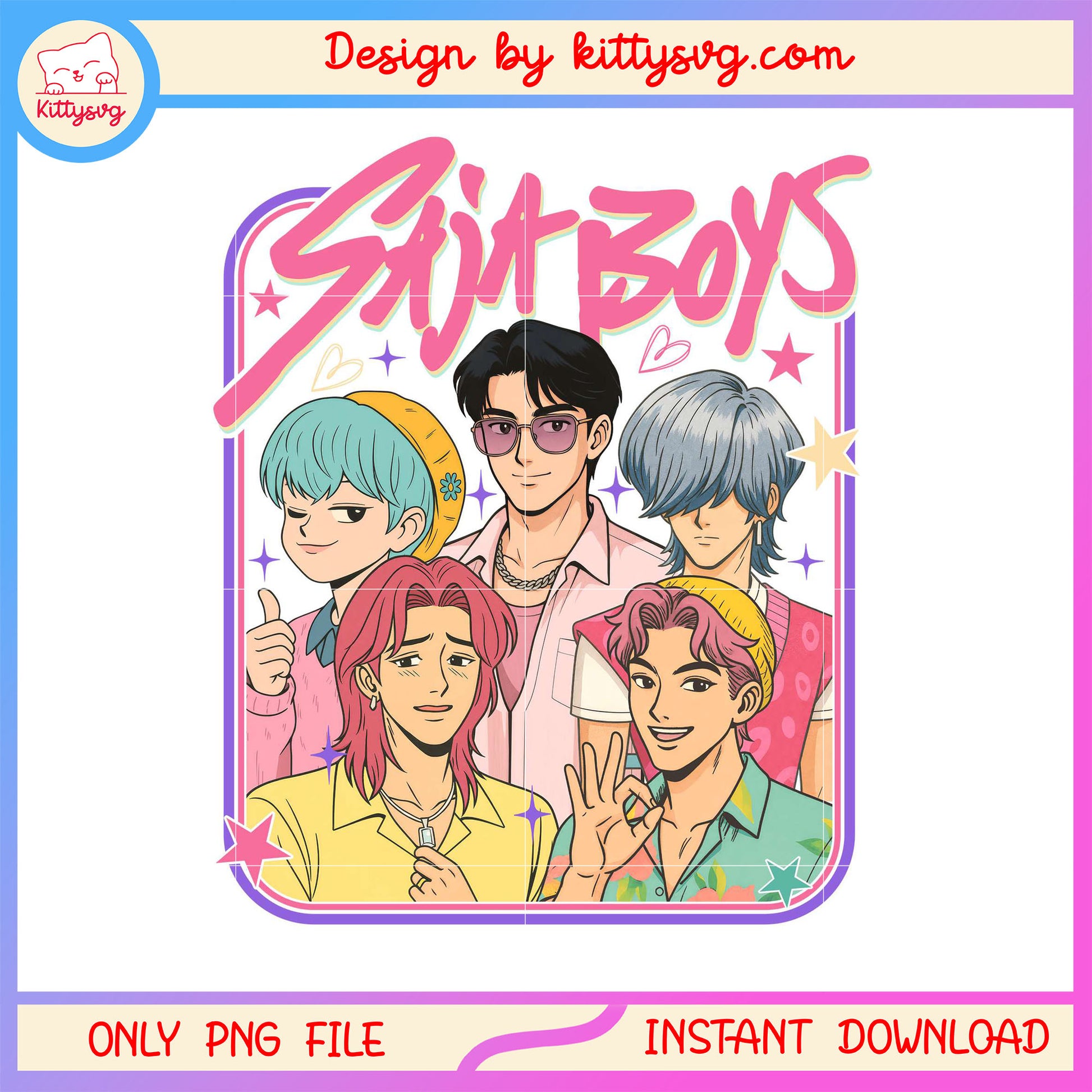 Kpop cartoon saja  boys design png, kpop idols png, cartoon png