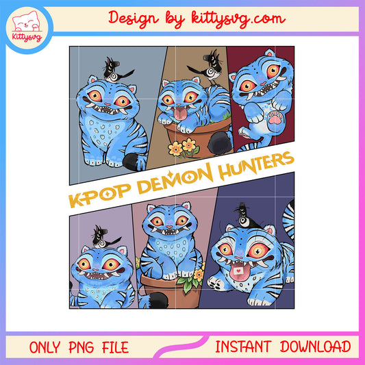 Kpop demon hunter derpy era tour png, demon hunters tiger png