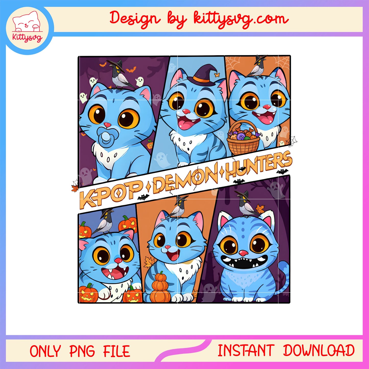 Kpop demon hunters derpy halloween png, derpy tiger png