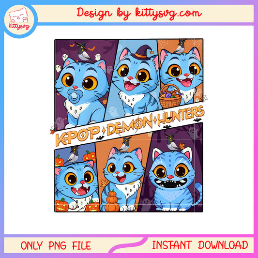 Kpop demon hunters derpy halloween png, derpy tiger png
