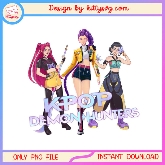 Kpop demon hunters fanart png, kpop-demon-hunters png