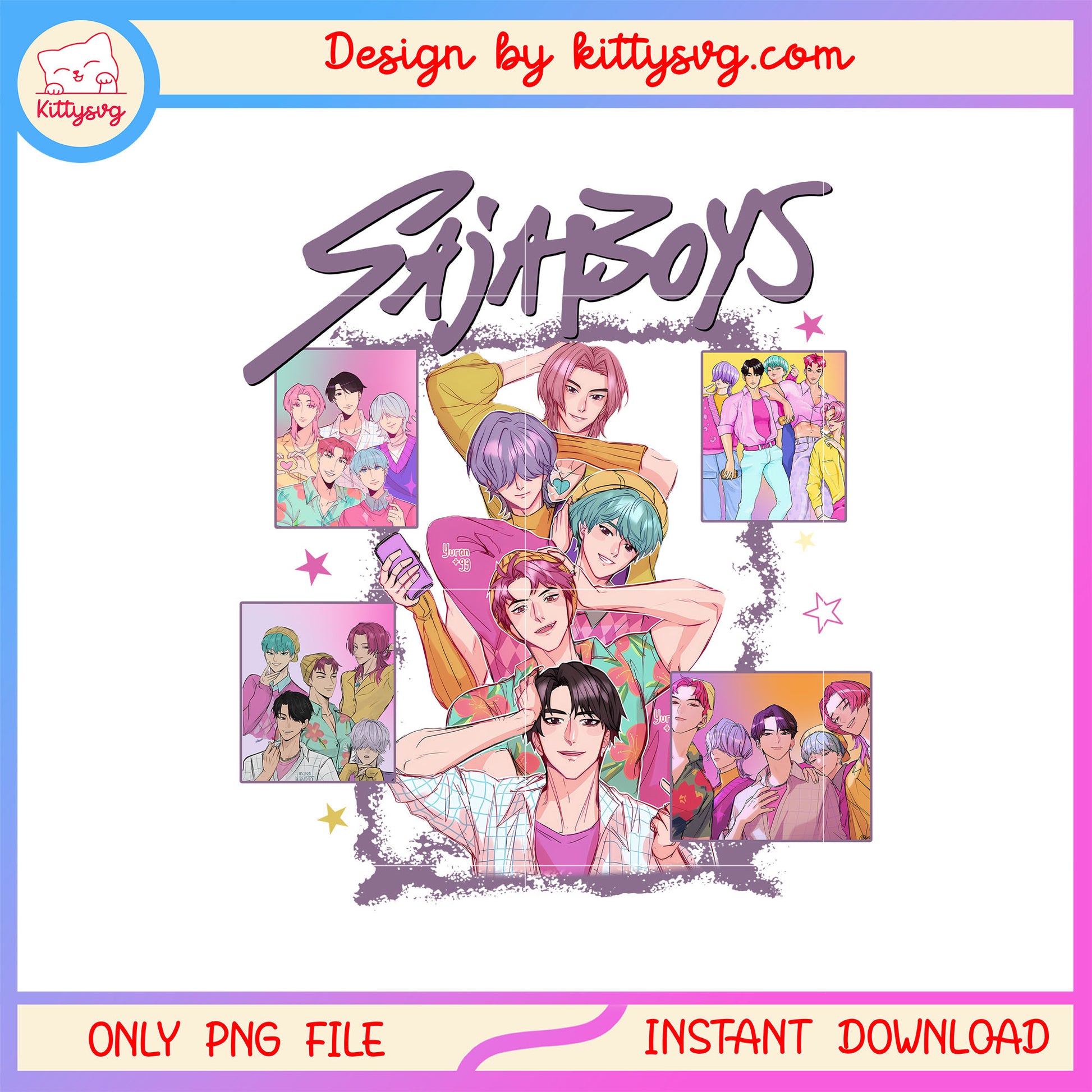 Kpop demon hunters saja boys members png, the saja boys png