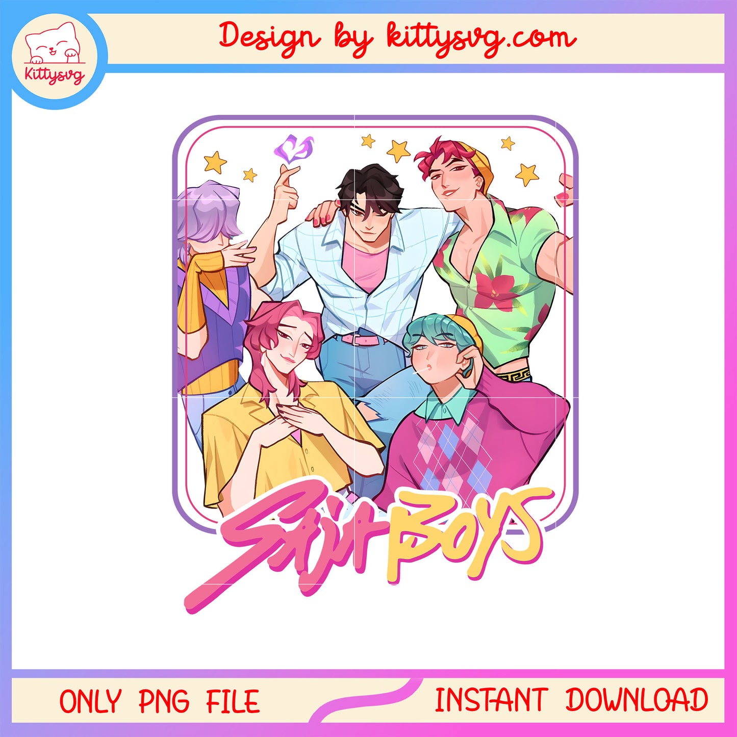 Kpop demon saja boys members png, kpop-demon-hunters png