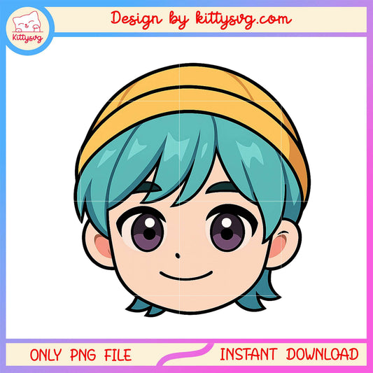 Kpop demon saja character face design png, demon saja boys png