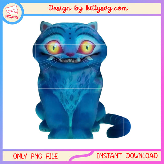 Kpop demon tiger derpy character png, blue kpop demon tiger png